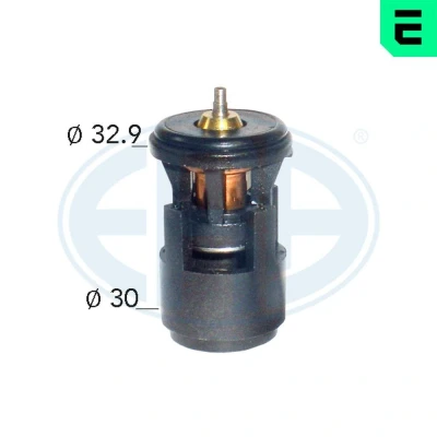Bilde av ERA 350044A Termostat 87 med tetning VOLKSWAGEN: Caddy 3, GOLF 6, Polo III Hatchback, AUDI: A2, A3 Sportback, SKODA: Octavia 2 Combi