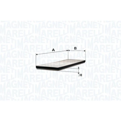 Bilde av MAGNETI MARELLI 350203061750 Kupéfilter Filterinnsats, Partikkelfilter 210 223 20 VOLVO: S40 I, V40 Stasjonsvogn