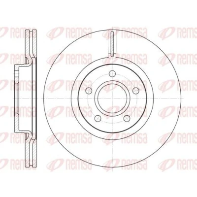 Bilde av REMSA 6711.10 Bremseskiver framaksel 300, 300 25 5 ventilert VOLVO: V60 I, V70 3, XC70 II Stasjonsvogn, FORD: FOCUS Transit Connect V408 Van