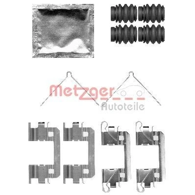 Bilde av METZGER 109 1811 Tibehørsett, skivebremse belegg HONDA: Insight II Hatchback