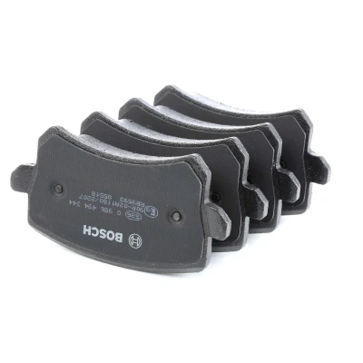 Bilde av BOSCH 0 986 494 344 Bremseklosser Low Metallic med antihyle blikk VOLKSWAGEN: Tiguan I, Golf 5