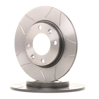 Bilde av BREMBO MAX LINE 08.5334.75 Bremseskiver 247 8 4 fullt ut, med sliss belagt skruer PEUGEOT: 207 Hatchback, 206 306 Hatchback