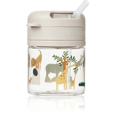 Bilde av LIEWOOD Pavia Tritan Sugerørkopp 280 ml, All Together/Sandy Tåteflasker &amp; Tilbehør Plast,Silikon
