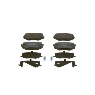 Bilde av BOSCH 0 986 424 658 Bremseklosser Low Metallic med integrert slitasjesensor antihyle blikk, montageanvisning