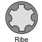 Bilde av REINZ 14 35742 01 Sylindertoppskrue indre kileprofil (Ribe CV) ALFA ROMEO: 164, LANCIA: DELTA 1