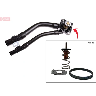 Bilde av DENSO DTM88799 Termostat 88C med tetning