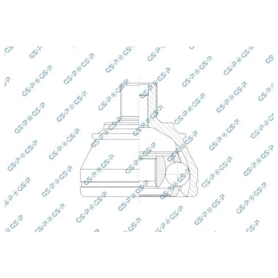Bilde av Leddsett, drivaksel, Hjulside, Framaksel høyre, venstre, vw phaeton, 3D0498099, 3D0498099X