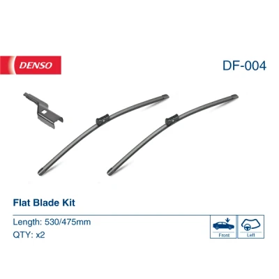 Bilde av Vindusvisker Denso Flat DF 004 Rammeløs VOLKSWAGEN: Polo IV Hatchback