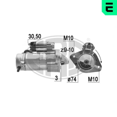 Bilde av ERA 220094A Starter 12 2 TOYOTA: Avensis II Station Wagon, Corolla Verso, Sedan