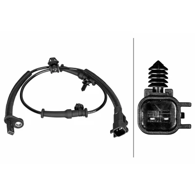 Bilde av HELLA 6PU 358 219 241 ABS Sensor med klammer Hall prinsipp 2 775