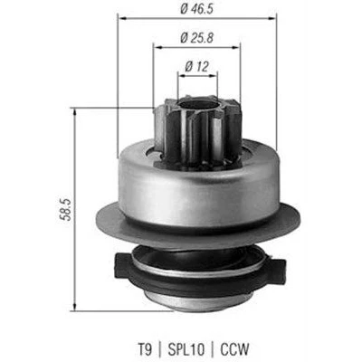 Bilde av MAGNETI MARELLI 940113020171 Lite tannhjul, starter