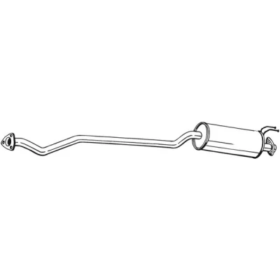 Bilde av Mellomlyddemper, honda civic hatchback vii, 18220S5SE02