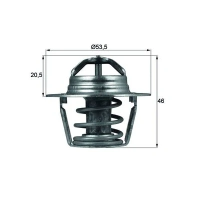 Bilde av MAHLE ORIGINAL TX 91 89D Termostat 89 53,5 med tetning RENAULT: Scénic 1
