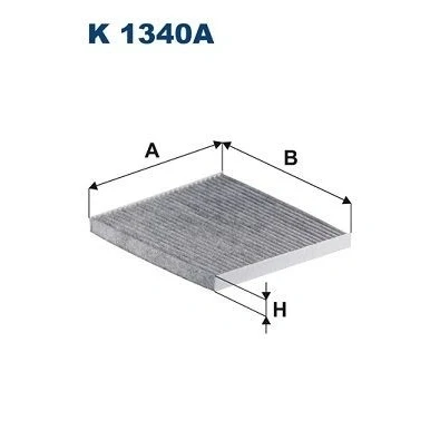 Bilde av FILTRON K 1340A Kupéfilter Karbonfilter 253 224 20 HYUNDAI: Santa FE 3, Grand Fé, Grandeur, KIA: Optima / K5