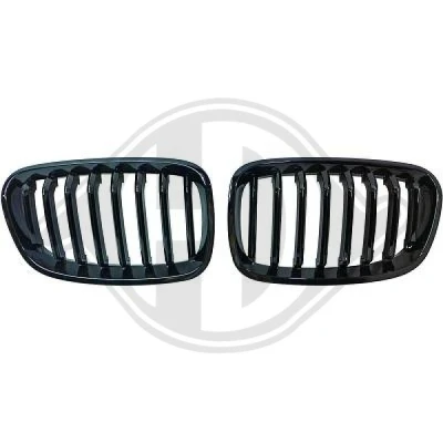 Bilde av DIEDERICHS HD Tuning 1281340 Radiatorgitter glanset, svart BMW: 1 Hatchback