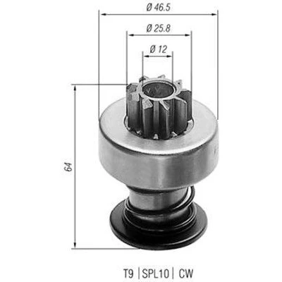 Bilde av MAGNETI MARELLI 940113020023 Lite tannhjul, starter