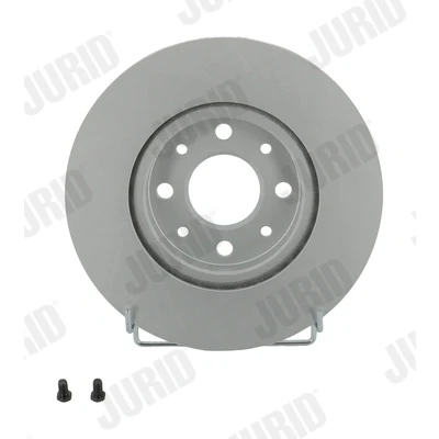 Bilde av JURID 561861JC Bremseskiver 257 20 4 98 ventilert belagt med skruer FIAT: Punto II Hatchback, Doblo I Cargo, Strada Pick up, ALFA ROMEO: 155