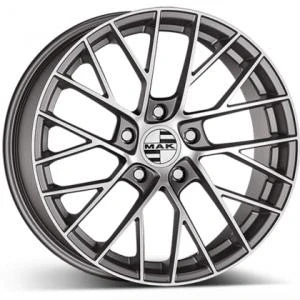 Bilde av MAK Monaco Gunmetal Machined Face 8.5x19 5/130 ET52 B71.6 Aluminiumfelger