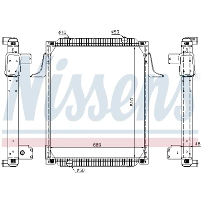 Bilde av Radiator NISSENS 67257
