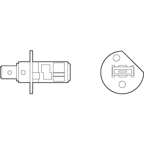 Bilde av VALEO 032507 Lyspære, fjernlys H1 12V 55W Halogen FORD: MONDEO 4 Turnier, S Max Mk1, Transit V363 Flatvogn lastebil / Chassis, VOLVO: V70 2, XC90 I