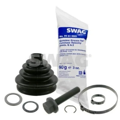 Bilde av SWAG 30 83 0016 Drivakselmansjett hjulside, framaksel gummi AUDI: A4 B5 Avant, Sedan, 100 C4 VOLKSWAGEN: Passat Stasjonsvogn