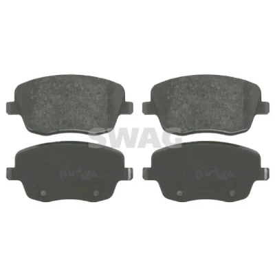Bilde av SWAG 30 91 6484 Bremseklosser framaksel ekskl. slitasjevarselkontakt SKODA: Fabia 2, Roomster, VOLKSWAGEN: Polo IV Hatchback