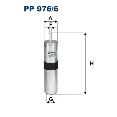 Bilde av FILTRON PP 976/6 Drivstoffilter ledningsfilter 8 BMW: 2 Active Tourer, X1, MINI: Clubman, Countryman