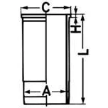 Bilde av KOLBENSCHMIDT 89856111 Sylinderhylse 126mm