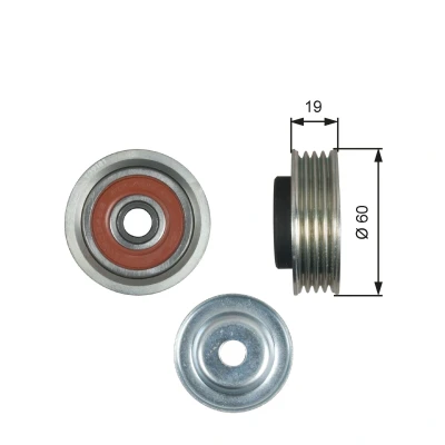Bilde av GATES T39181 Strammerull FleetRunner Micro V Stretch Fit SUZUKI: Jimny SUV