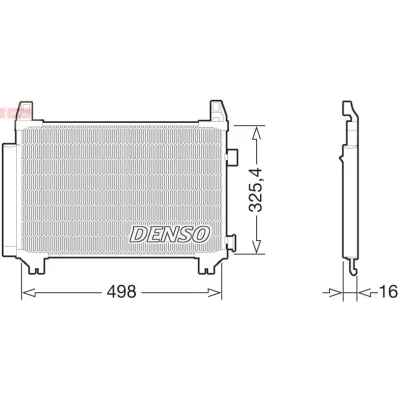 Bilde av DENSO DRM51011 Radiator 670 491 22 LEXUS: RX II