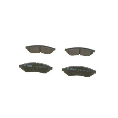 Bilde av BOSCH 0 986 494 172 Bremseklosser Low Metallic med antihyle blikk, montageanvisning CHEVROLET: Epica Sedan