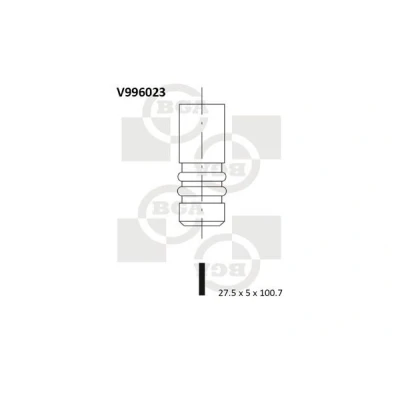 Bilde av Utløpsventil, opel,saab,vauxhall, 641357, 90536154, 90536164