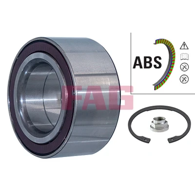 Bilde av FAG 713 6178 60 Hjullagersett Bildet viser leveranseinnholdet 86,00 HONDA: CIVIC 9, Accord 7 Limousine, 8 Hatchback