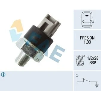 Bilde av FAE 12545 Oljetrykkbryter 1/8&#039;&#039;x28h BSP 1,0 MITSUBISHI: Outlander 2 SUV