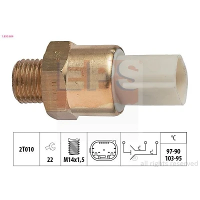 Bilde av Temperaturbryter, radiator ventilator EPS 1.850.684