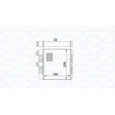 Bilde av Varmeapparat register MAGNETI MARELLI 350218418000