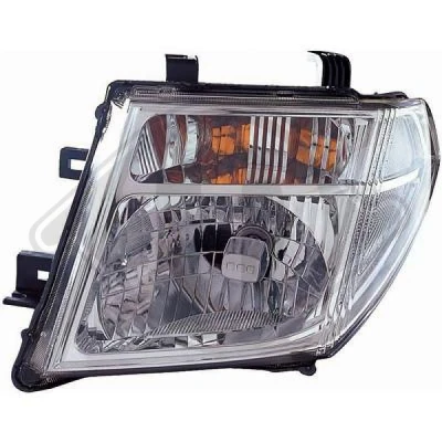 Bilde av DIEDERICHS 6084081 Frontlykter venstre H4 uten motor for høydejustering hovedlys NISSAN: Pathfinder 3