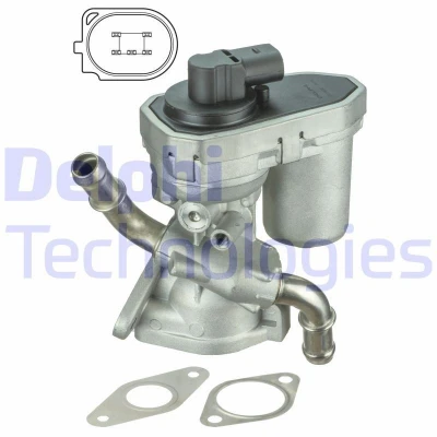 Bilde av DELPHI EG10436 12B1 EGR Ventil FORD: Transit Mk6 Van, Flatvogn lastebil/Chassis, Minibuss