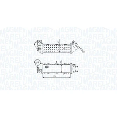 Bilde av MAGNETI MARELLI 351319204490 Ladeluftkjøler