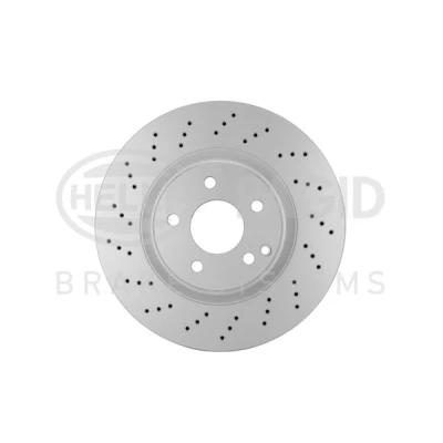 Bilde av HELLA PRO High Carbon 8DD 355 127 951 Bremseskiver 330 32 05/06 112 innvendig ventilert, hullet belagt høy karbon uten hjulfestebolt, hjulnav