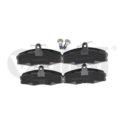 Bilde av VIKA 66980009401 Bremseklosser framaksel Low Metallic ekskl. slitasjevarselkontakt med bolter VOLKSWAGEN: Caddy 2 Kastenwagen