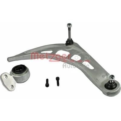 Bilde av METZGER 58022812 Bærebru KIT + med holder støtte / styreledd framaksel høyre, nede Casterstag Aluminium for kjøretøy uten M teknikk BMW: 3 Sedan
