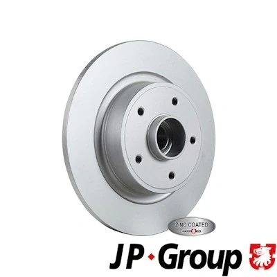 Bilde av JP GROUP 4363200600 Bremseskiver bakaksel 274 10,9 5 fullt ut belagt med integrert hjullager RENAULT: LAGUNA 2 Grandtour, GRAND SCENIC