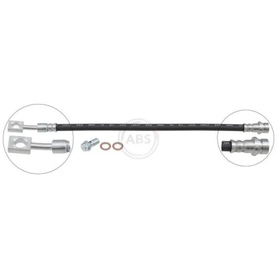Bilde av A.B.S. SL 1467 Bremseslange 333mm INN M10x1.0