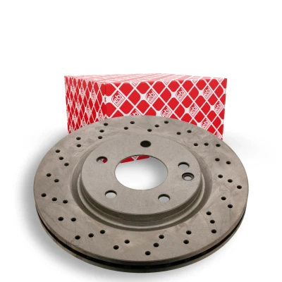 Bilde av FEBI BILSTEIN 22996 Bremseskiver framaksel 277 22 5 112 perforert / ventilert belagt MERCEDES BENZ: A Klasse
