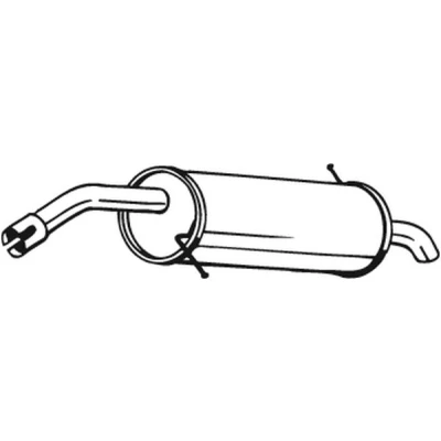 Bilde av sluttlyddemper, ford fiesta vi, van 1521752, 1540183, 1556634, 1673787