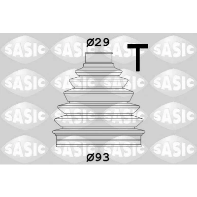 Bilde av SASIC 1900029 Drivakselmansjett hjulside Termoplast PEUGEOT: 508 I SW, Expert II Tepee, Van, CITROËN: Jumpy MPV, C5 3, Van