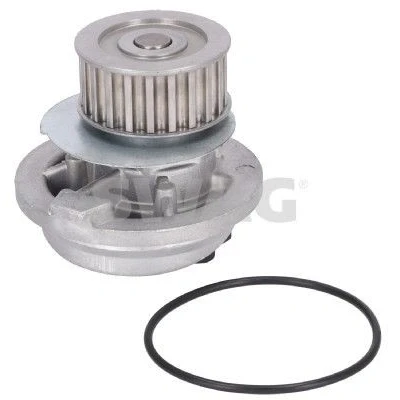 Bilde av SWAG 40 15 0015 Vannpumpe 21 Aluminiumstøpegods med tetningsring plast OPEL: Astra F CC, Ascona C Sedan, Sedan