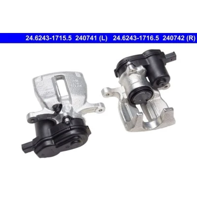 Bilde av ATE 24.6243 1716.5 Bremsecaliper med elektromotor, uten holder for kjøretøy elektrisk parkeringsbrems AUDI: A6 C7 Avant, Sedan, A7 Sportback