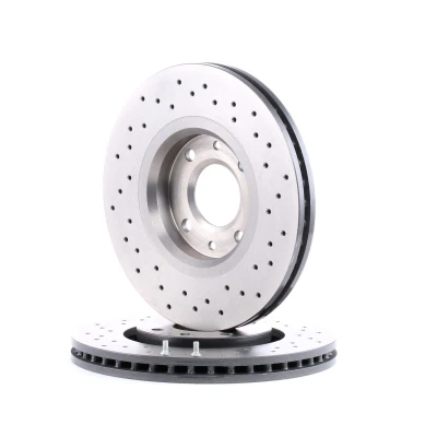 Bilde av BREMBO XTRA LINE 09.8760.1X Bremseskiver 283 26 4 perforert / ventilert belagt høy karbon med skruer PEUGEOT: Partner II Van, 5008 I, 3008 I
